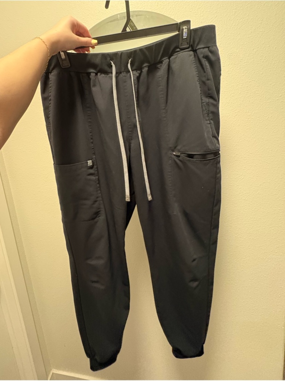 Fabletics Black Jogger scrub bottoms
